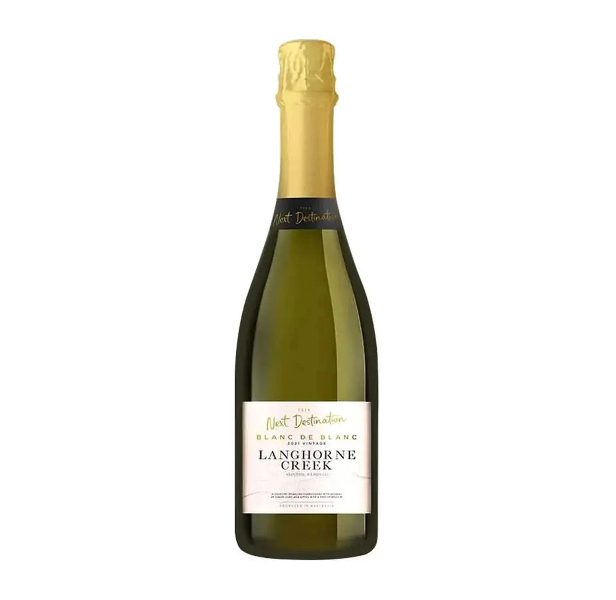 Next Destination Langhorne Creek Blanc de Blanc